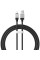 Кабель Baseus CoolPlay Series Fast Charging Cable USB to iP 2.4A 1m Black (CAKW000401)