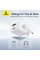 Мережевий зарядник пристрій Baseus Palm Fast Charger C+U 30W EU Moon White (with Baseus Mini White Cable USB-C to USB-C 60W (20V/3A) 1m Moon White) (P1011160A213-01)