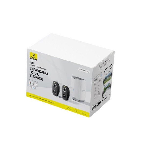 IP-камера відеоспостереження Baseus Security N1 Plus Outdoor Camera 2K 2-Cam Kit White AU (S0TY002132)