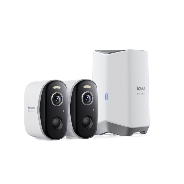 IP-камера відеоспостереження Baseus Security N1 Plus Outdoor Camera 2K 2-Cam Kit White AU (S0TY002132)