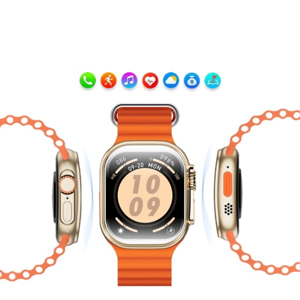 Смарт-годинник W&O X10 Ultra 3 IP67 Gold (WOX10U3GO)