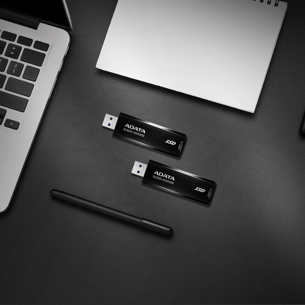 Портативний SSD ADATA SC610 2TB USB 3.2 550/500Mb/s Black (SC610-2000G-CBK/RD)