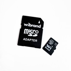 Карта пам'яті microSDXC (UHS-1) Wibrand 128Gb class 10 (adapter SD) (WICDHU1/128GB-A)