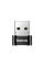 Адаптер Baseus USB Male To Type-C Female Adapter Converter Black (CAAOTG-01)