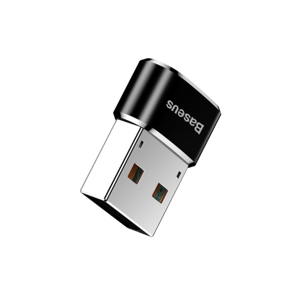Адаптер Baseus USB Male To Type-C Female Adapter Converter Black (CAAOTG-01)
