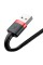 Кабель Baseus Cafule Cable USB For Lightning 2.4A 0.5m Red+Black (CALKLF-A19)