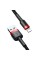 Кабель Baseus Cafule Cable USB For Lightning 2.4A 1m Red+Black (CALKLF-B19)