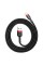 Кабель Baseus Cafule Cable USB For Lightning 2.4A 1m Red+Black (CALKLF-B19)