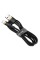 Кабель Baseus Cafule Cable USB For Lightning 2.4A 1m Gold+Black (CALKLF-BV1)