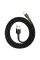 Кабель Baseus Cafule Cable USB For Lightning 2.4A 1m Gold+Black (CALKLF-BV1)