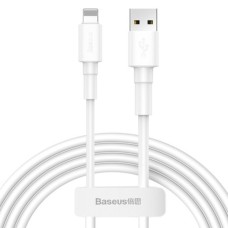 Кабель Baseus Mini White Cable USB For iP 2.4A 1m White (CALSW-02)