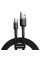 Кабель Baseus Cafule Cable USB For Micro 2.4A 1m Gray+Black (CAMKLF-BG1)