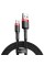 Кабель Baseus Cafule Cable USB For Type-C 3A 0.5m Red+Black (CATKLF-A91)