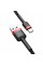Кабель Baseus Cafule Cable USB For Type-C 3A 0.5m Red+Black (CATKLF-A91)