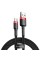 Кабель Baseus Cafule Cable USB For Type-C 3A 1m Red+Black (CATKLF-B91)