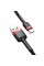 Кабель Baseus Cafule Cable USB For Type-C 3A 1m Red+Black (CATKLF-B91)