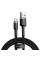 Кабель Baseus Cafule Cable USB For Type-C 3A 1m Gray+Black (CATKLF-BG1)