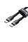 Кабель Baseus Cafule PD2.0 60W flash charging USB Type-C-Type-C (20V 3A)1M Grey+Black (CATKLF-GG1)