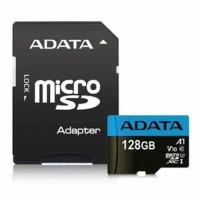 Карта пам'яті microSDXC (UHS-1) A-DATA Premier 128Gb Class 10 А1 (R-100Mb/s)  (adapter SD) (AUSDX128GUICL10A1-RA1)
