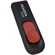 Флеш-накопичувач A-DATA USB 2.0 C008 32Gb Black/Red (AC008-32G-RKD)