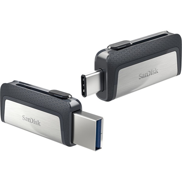 Флеш-накопичувач SanDisk USB 3.1 Ultra Dual Type-C 32Gb (150 Mb/s) (SDDDC2-032G-G46)