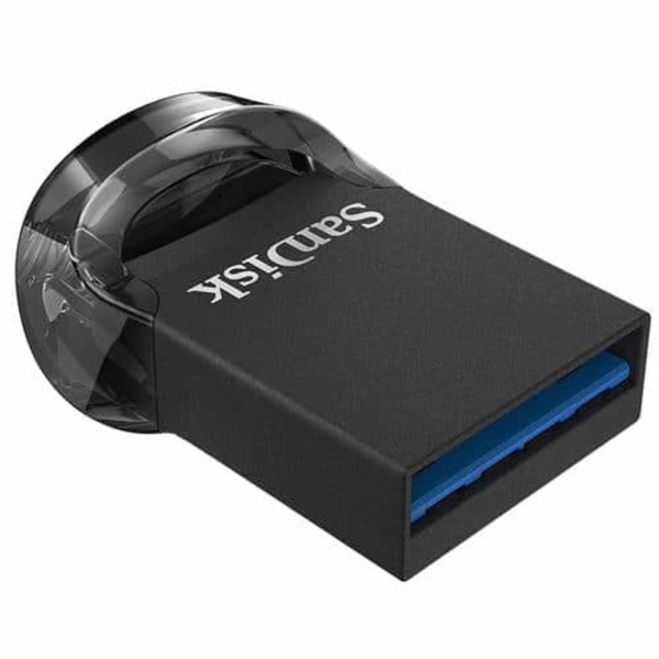 Флеш-накопичувач SanDisk USB 3.1 Ultra Fit 64Gb (130Mb/s) Black (SDCZ430-064G-G46)