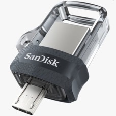 Флеш-накопичувач SanDisk USB 3.0 Ultra Dual OTG 64Gb (150 Mb/s) (SDDD3-064G-G46)