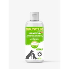Unicum ORGANIC шампунь для собак з кератином 200 мл.