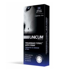 Unicum PREMIUM таблетки Празімакс Плюс для собак протигельмінтні зі смаком м'яса 24 шт.