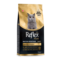 Reflex Plus повноцінний та збалансований сухий корм для котів породи британська короткошерста 1,5 кг
