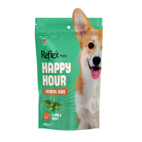 Reflex Plus Happy Hour ласощі для собак з ягням та м’ятою, дентал 60г