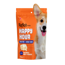 Reflex Plus Happy Hour ласощі для собак з лососем, здорове та блискуче хутро