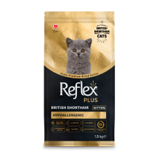 Reflex Plus повноцінний та збалансований сухий корм для кошенят породи британська короткошерста 1,5 кг