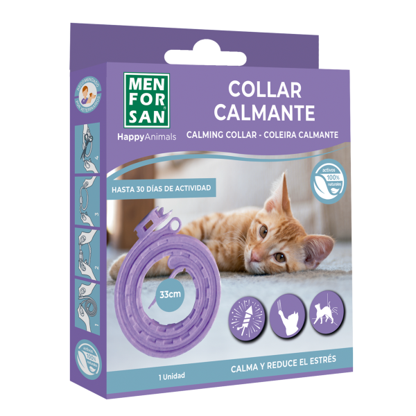 MENFORSAN Заспокійливий нашийник для котів 33см.