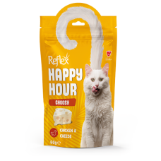 Reflex Happy Hour (Рефлекс Щаслива година) ласощі для котів курка та сир, для вибагливих 60г