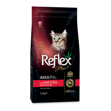 Reflex Plus (Рефлекс Плюс) Повноцінний та збалансований сухий корм для котів з ягням та рисом 15кг.