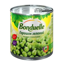 Горошок зелений консервований Bonduelle 400 г (3083680048774)