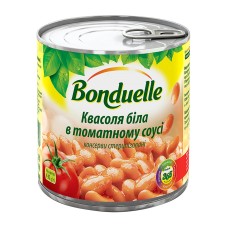 Квасоля бiла в томатному соусі Bonduelle 400 г (3083680001793)