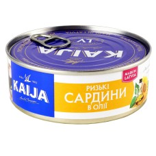 Ризькі сардини в олії Kaija 240 г (4751007731164)