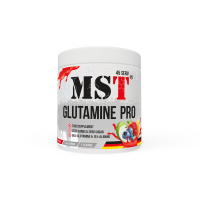 MST® Glutamine PRO | Амінокислота Глютамiн + Аланiн Фруктовий пунш 45 порцiй 315 грамів