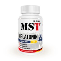 MST® Melatonine 4 + MAGNESIUM B6 | Мелатонін 4 + Магній Б6 100 капсул