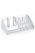 FT-020 Органайзер для косметики Diamond  , 21,5*12*8 см, пластик