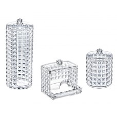 Набор органайзеров для хранения ватных дисков и палочек BoxUp FT-028 Diamond