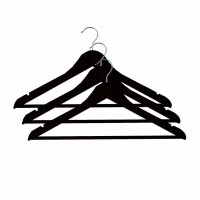 FT-051  Набір з трьох вішаків пластикових WOOD LIKE