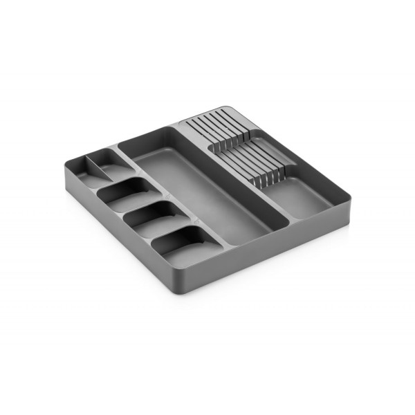 EP-902 Потрійний лоток для приборів 380*390*55мм, сірий