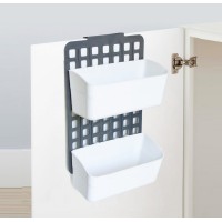 Органайзер навесной Omak Plastik Deco Bella 2 больших корзины 110x250x360 мм