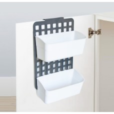 Органайзер навесной Omak Plastik Deco Bella 2 больших корзины 110x250x360 мм