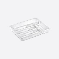 Лоток для столових приладів Великий 'СТЕП'-пластик (14006) прозорий