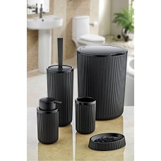 FT-410 Набір для ванної кімнати (5 предметів), чорний