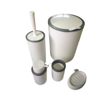 FT-410 Набір для ванної кімнати (5 предметів), біло-сірий